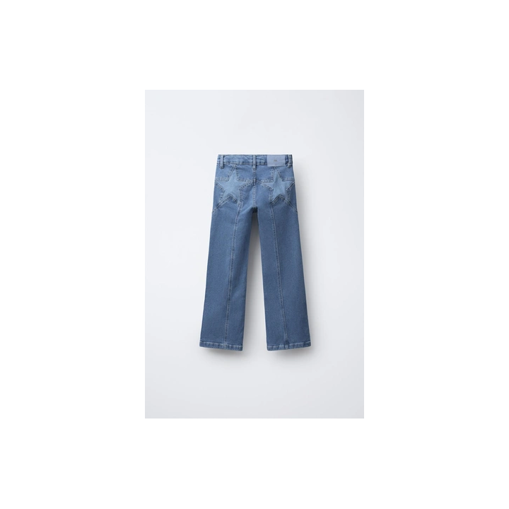 ДЖИНСЫ BOOTCUT С ДЕКОРАТИВНЫМИ ШВАМИ