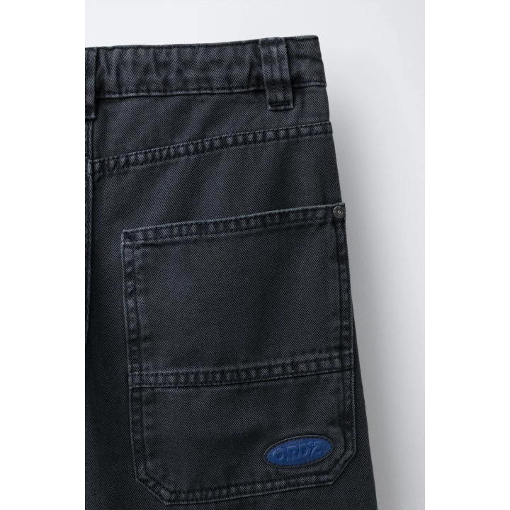 СВОБОДНЫЕ БРЮКИ ИЗ САРЖИ