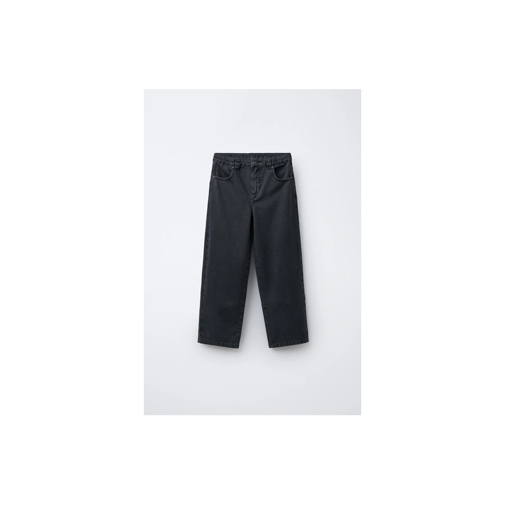 СВОБОДНЫЕ БРЮКИ ИЗ САРЖИ