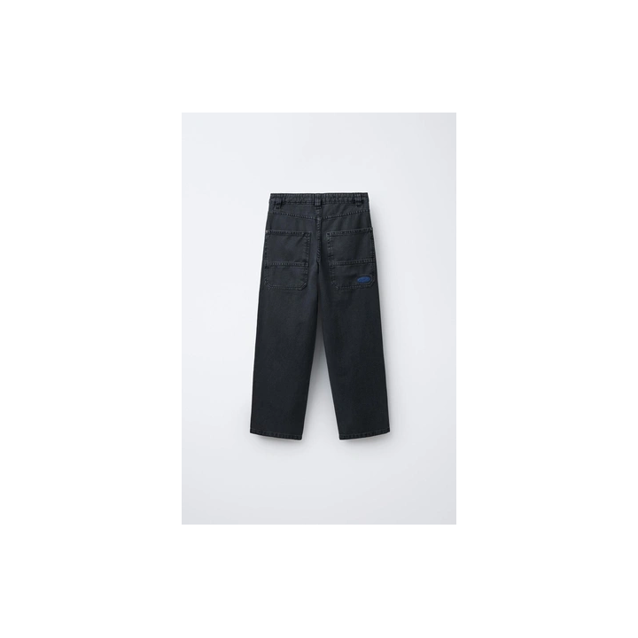 СВОБОДНЫЕ БРЮКИ ИЗ САРЖИ