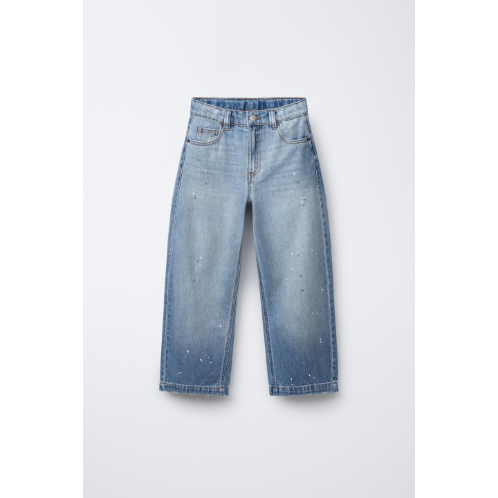 ДЖИНСЫ RELAXED BALLOON С ПЯТНАМИ