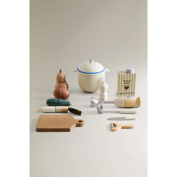 Набор игрушечной посуды для супа для детей