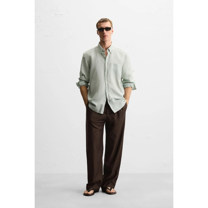 РУБАШКА ИЗ ХЛОПКА И ЛЬНА