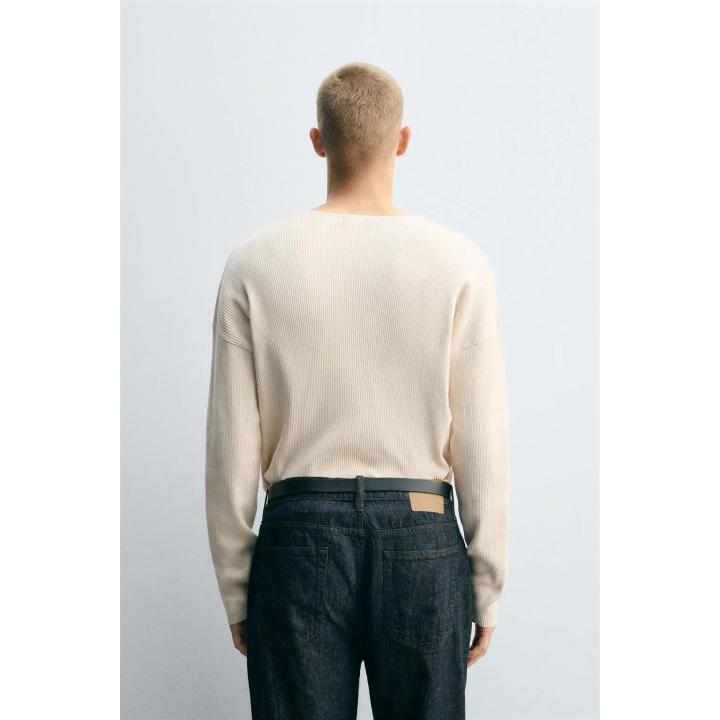 TEXTURED RELAXED FIT SWEATER