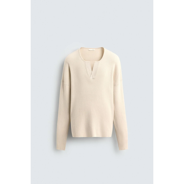 TEXTURED RELAXED FIT SWEATER