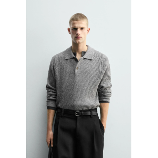 ПОЛО ИЗ ТРИКОТАЖА БУКЛЕ