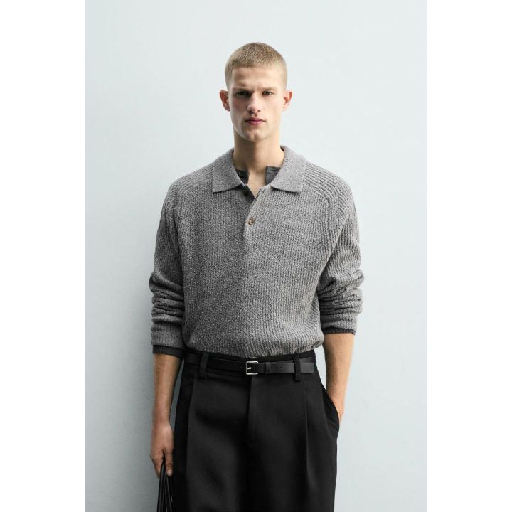 ПОЛО ИЗ ТРИКОТАЖА БУКЛЕ