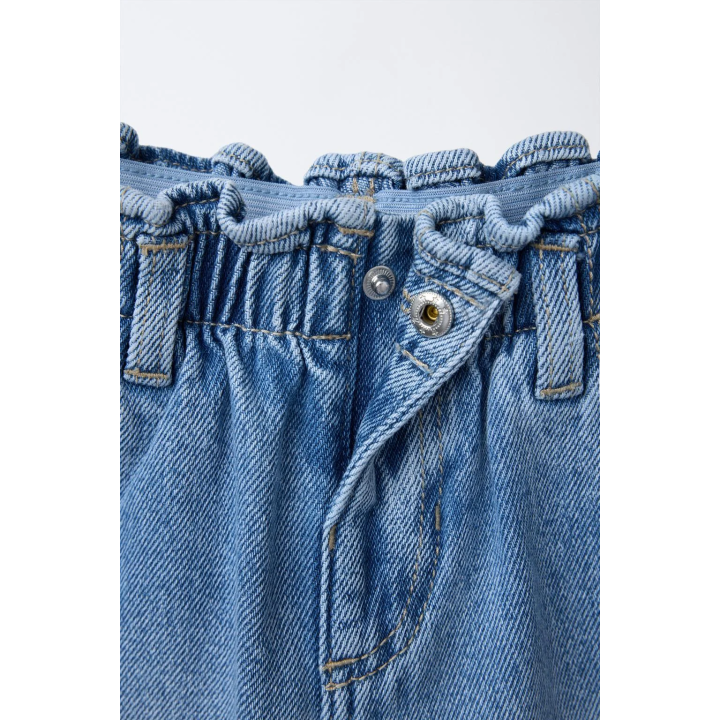 ДЖИНСЫ BAGGY С КАРМАНАМИ «СЕРДЦА»