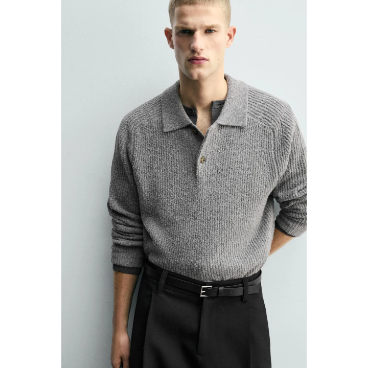 ПОЛО ИЗ ТРИКОТАЖА БУКЛЕ