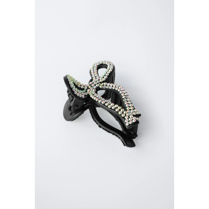 ЗАКОЛКА ДЛЯ ВОЛОС СО СТРАЗАМИ И БАНТОМ