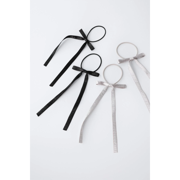 НАБОР ИЗ 4 РЕЗИНОК ДЛЯ ВОЛОС «БАНТЫ»