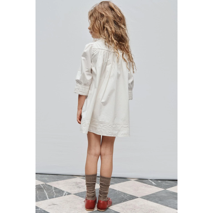 Платье limited edition embroidered flower из поплина