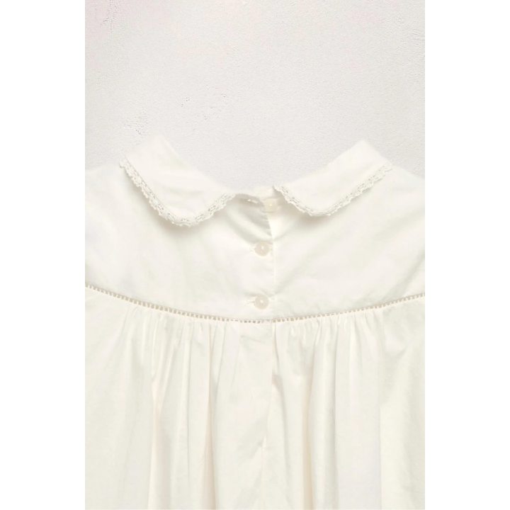 Платье limited edition embroidered flower из поплина