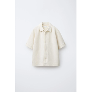 РУБАШКА ИЗ РЕЛЬЕФНОГО ТРИКОТАЖА