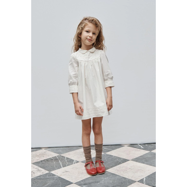 Платье limited edition embroidered flower из поплина