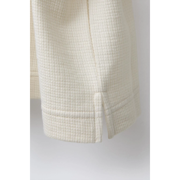 РУБАШКА ИЗ РЕЛЬЕФНОГО ТРИКОТАЖА