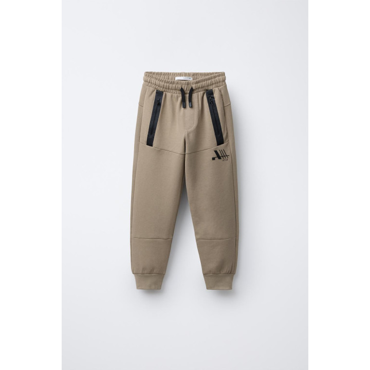 СПОРТИВНЫЕ БРЮКИ-ДЖОГГЕРЫ ИЗ INTERLOCK