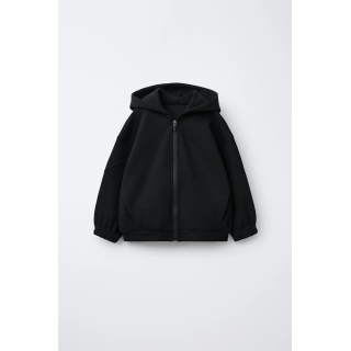 ТОЛСТОВКА INTERLOCK С КАПЮШОНОМ, МОЛНИЕЙ И ЛОГОТИПОМ