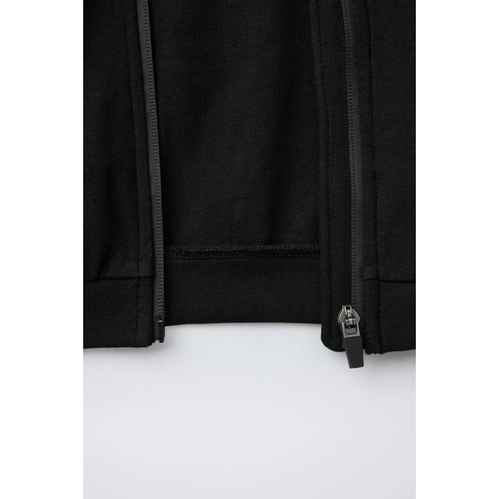 ТОЛСТОВКА INTERLOCK С КАПЮШОНОМ, МОЛНИЕЙ И ЛОГОТИПОМ