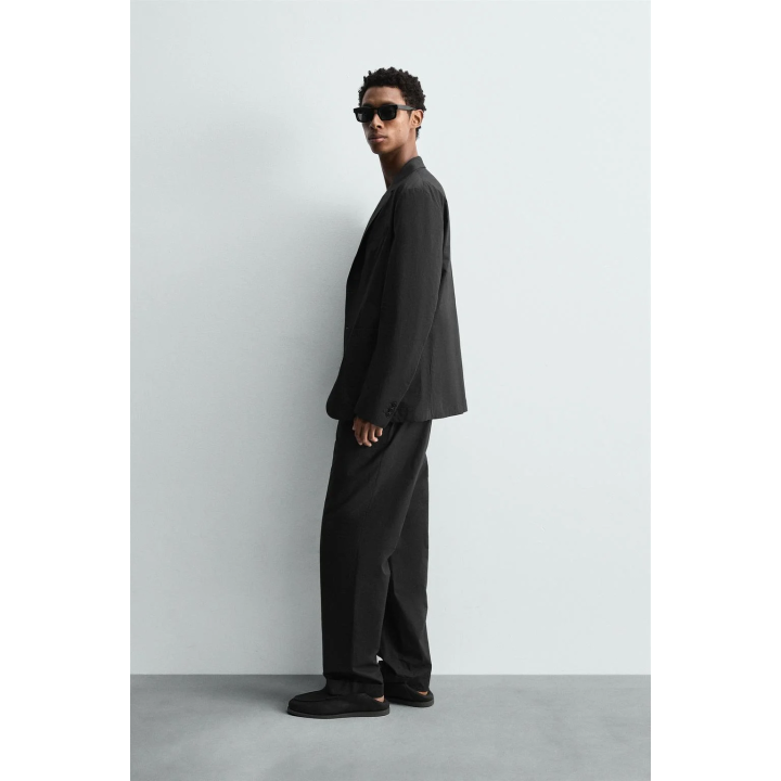 КОСТЮМНЫЙ БЛЕЙЗЕР ИЗ ПОПЛИНА