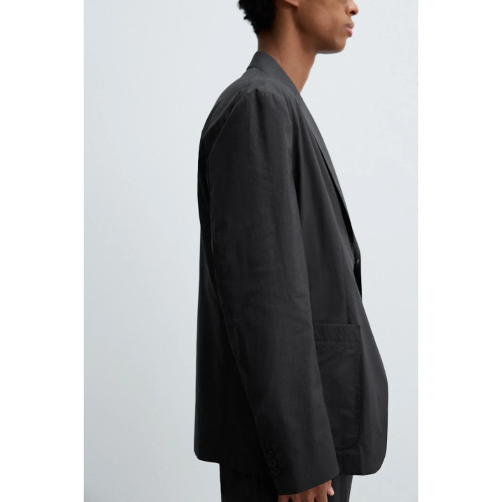 КОСТЮМНЫЙ БЛЕЙЗЕР ИЗ ПОПЛИНА