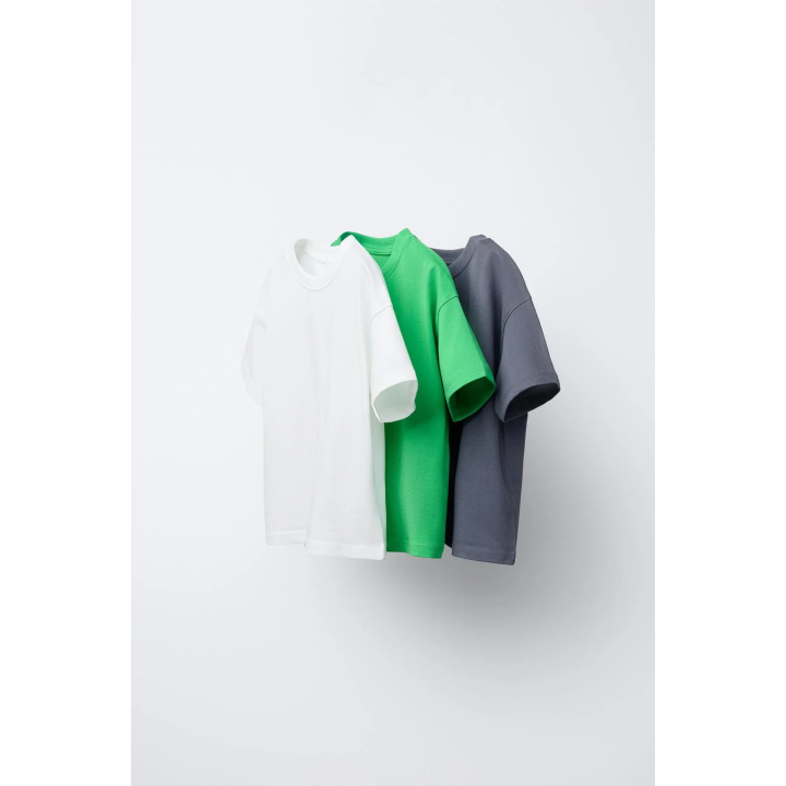 НАБОР ИЗ ТРЕХ ОДНОТОННЫХ ФУТБОЛОК