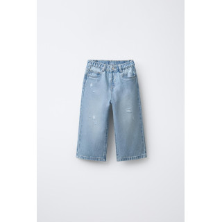 ДЖИНСЫ WIDE LEG С РАЗРЕЗАМИ