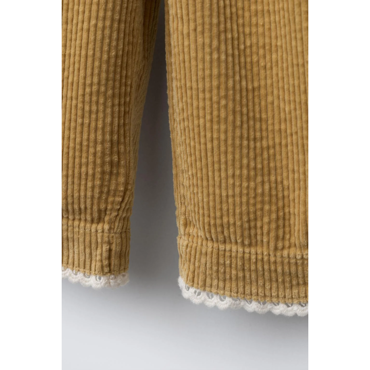 ВЕЛЬВЕТОВЫЕ БРЮКИ-КЮЛОТЫ С КРУЖЕВОМ