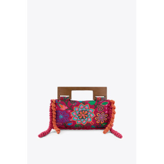 СУМКА С ЦВЕТОЧНОЙ ВЫШИВКОЙ