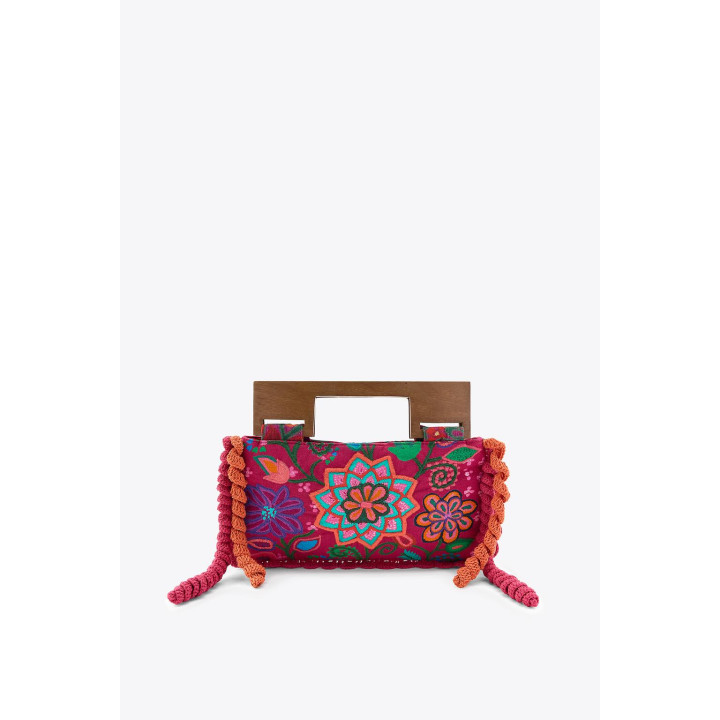 СУМКА С ЦВЕТОЧНОЙ ВЫШИВКОЙ