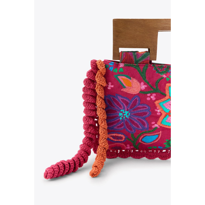 СУМКА С ЦВЕТОЧНОЙ ВЫШИВКОЙ