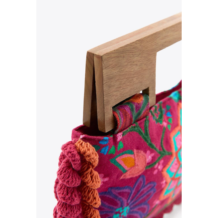 СУМКА С ЦВЕТОЧНОЙ ВЫШИВКОЙ