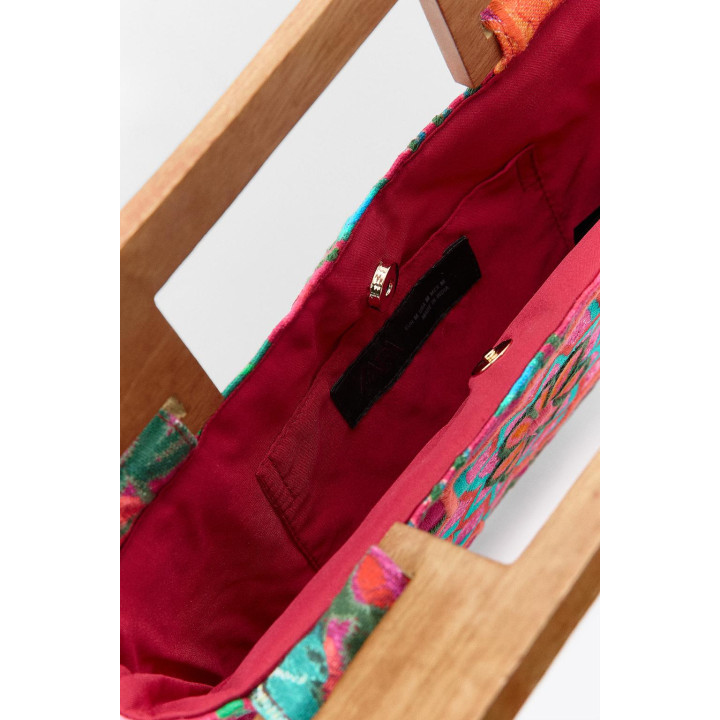 СУМКА С ЦВЕТОЧНОЙ ВЫШИВКОЙ