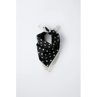 КВАДРАТНАЯ БАНДАНА В ГОРОШЕК