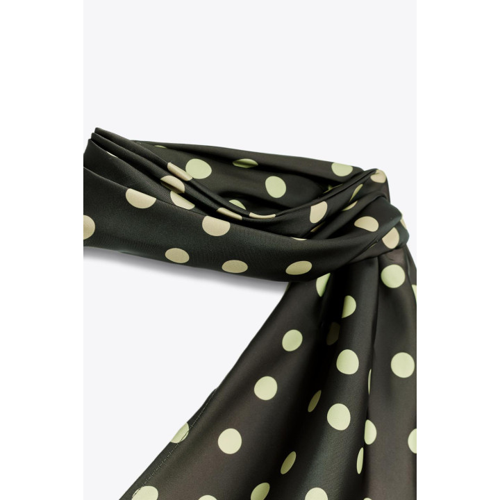 Топ из атласной ткани