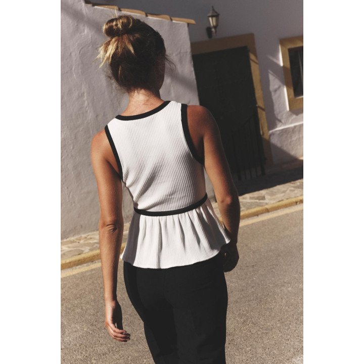 ТОП В РУБЧИК С ПУГОВИЦАМИ