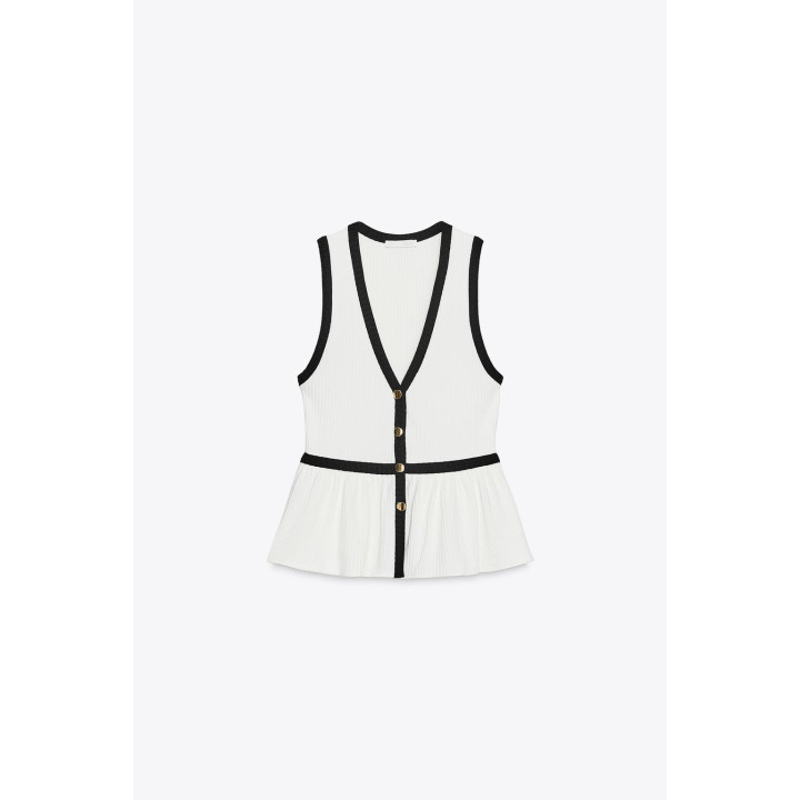 ТОП В РУБЧИК С ПУГОВИЦАМИ