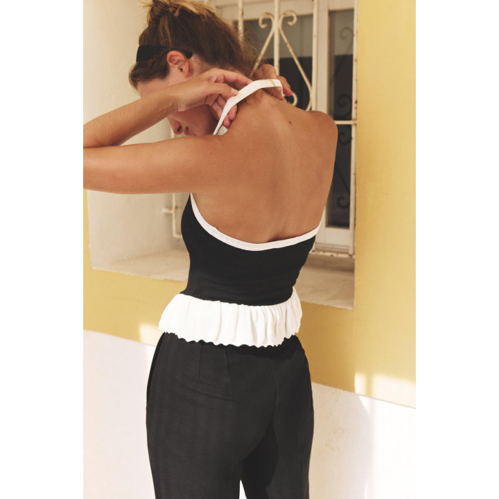 ТОП В РУБЧИК С ПУГОВИЦАМИ