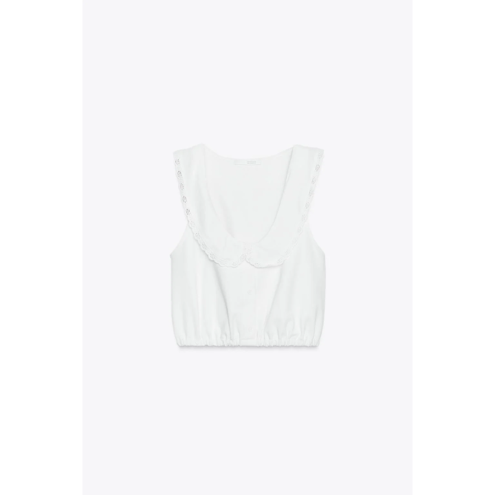 ТОП С ВОРОТНИКОМ И ПУГОВИЦАМИ