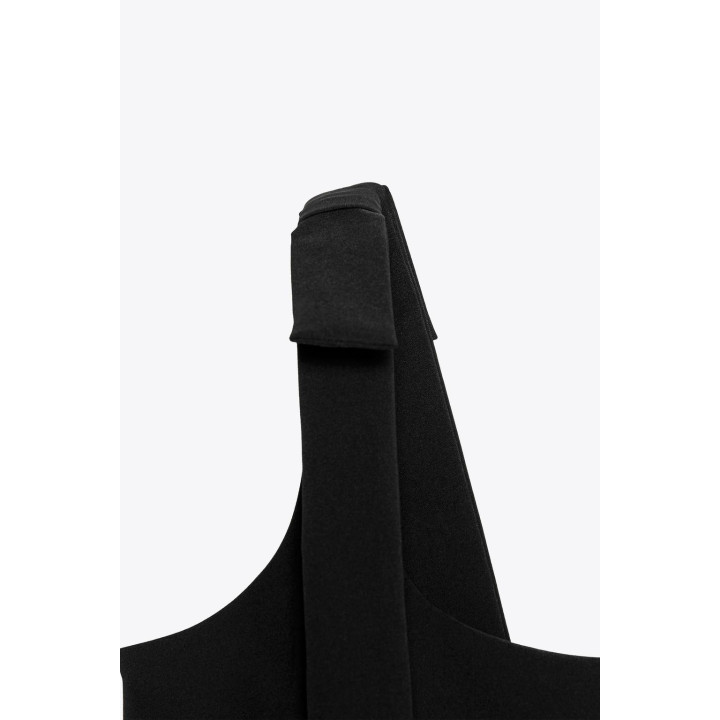 ТОП ИЗ ЭЛАСТИЧНОЙ ТАКНИ С БАНТАМИ