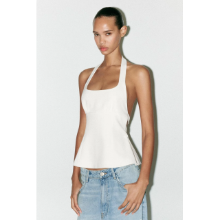 ТОП С ГОРЛОВИНОЙ ХАЛТЕР И БАНТАМИ