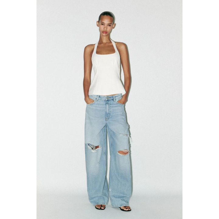 ТОП С ГОРЛОВИНОЙ ХАЛТЕР И БАНТАМИ