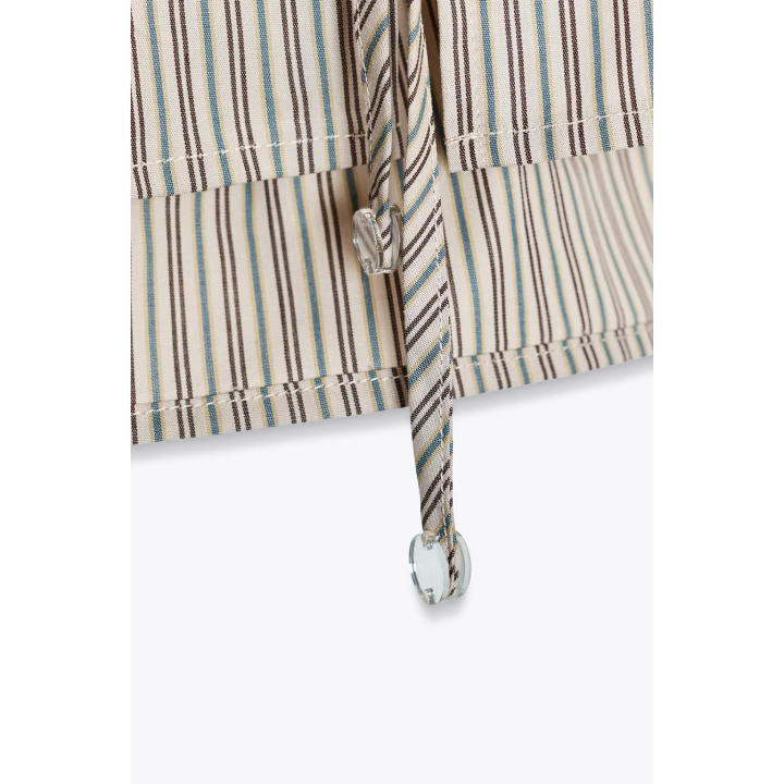 ТОП ИЗ ПОПЛИНА В ПОЛОСКУ С ГОРЛОВИНОЙ ХАЛТЕР