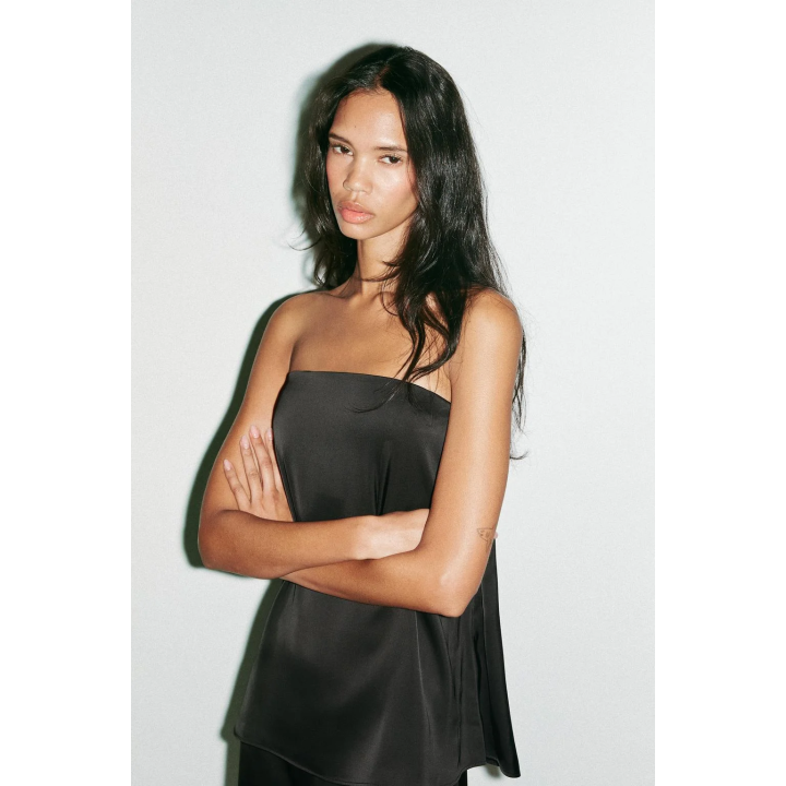 АТЛАСНЫЙ ТОП БЕЗ БРЕТЕЛЕЙ