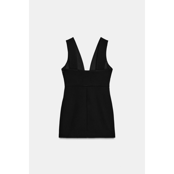 КОРОТКОЕ ПЛАТЬЕ С БАНТОМ И УКРАШЕНИЕМ