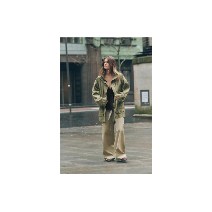 БРЮКИ КАРГО ОБЪЕМНОГО КРОЯ