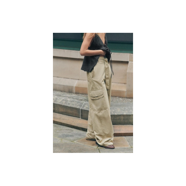 БРЮКИ КАРГО ОБЪЕМНОГО КРОЯ