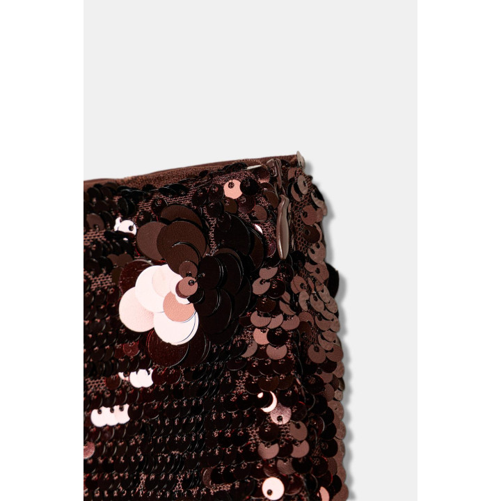 Юбка-мини с пайетками