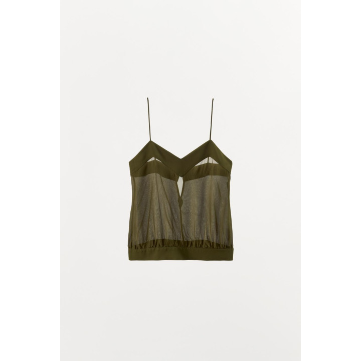 ТОП ИЗ 100% ШЕЛКА НА БРЕТЕЛЯХ