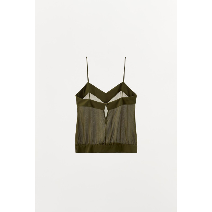 ТОП ИЗ 100% ШЕЛКА НА БРЕТЕЛЯХ